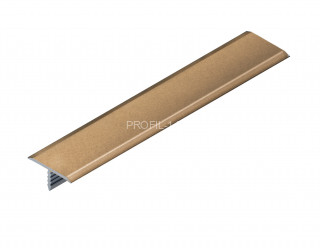 Алюминиевый Т-профиль 30 мм ПТ-30 бронза светлая глянец 2.7 м