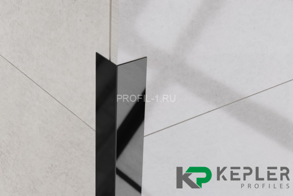 Декоративный уголок 10х10 мм из нержавеющей стали SS 304 FSAP002-10-BP S.S.304 черный полированный 2.7 м Декоративный уголок 10х10 мм из нержавеющей стали SS 304 FSAP002-10-BP S.S.304 черный полированный 2.7 м