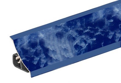 Плинтус для столешницы Thermoplast AP120 144 синий мрамор 3 м