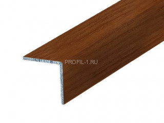 Алюминиевый уголок 40х40 мм равнополочный КД Вишня 2,7 м (упаковка 10 штук)