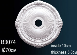 Потолочная розетка Перфект B3074 657 мм