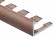 Профиль L-образный гибкий алюминий 10 мм PV05-14 розовый матовый 2,7 м