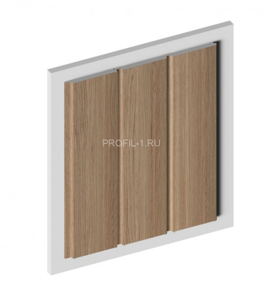 Декоративная панель HiWood LV127 BR417 под дерево 12х120 мм 2,7 м