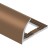 Алюминиевый профиль для плитки С-образный 12 мм PV18-37 светло-коричневый Ral 8025 2,7 м