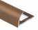 Алюминиевый профиль для плитки С-образный 12 мм PV18-37 светло-коричневый Ral 8025 2,7 м