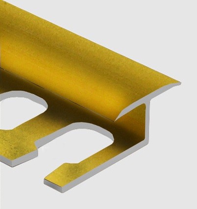 Профиль Т-образный гибкий 16 мм алюминий PV42-04 золото матовое 2,7 м