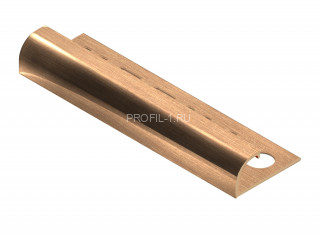 С-профиль 12 мм латунный NEEXY PVL18-03 BAO брашированный 2.7м