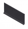 Плинтус для пола из алюминия 60 мм NEEXY AKBD60-SBL муар черный 2.5 м