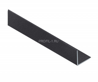 Алюминиевый уголок 25х25 мм NEEXY PV64-42 SBL муар черный 2.7 м