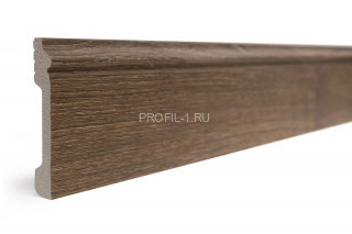 Напольный плинтус Decor-Dizayn 005-92SH полистирол под дерево 79х13х2400 мм