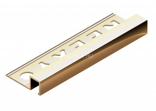 Латунный П-профиль закладной 10х10 мм ЛПО-П10Х10 полированный 2.7 м Латунный П-профиль закладной 10х10 мм ЛПО-П10Х10 полированный 2.7 м