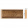 Молдинг DECOMASTER 150-3 (80x12x2400) цвет Орех с золотом