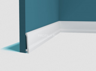 Напольный плинтус 85 мм Перфект Плюс P174 белый 200 см Напольный плинтус 85 мм Перфект Плюс P174 белый 200 см