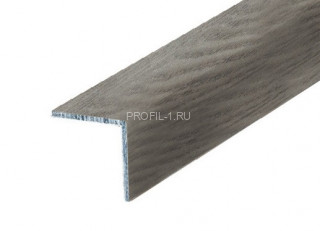 Алюминиевый уголок 40х40 мм равнополочный КД Дуб арктик 2,7 м (упаковка 10 штук)