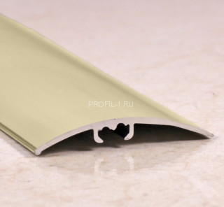 Алюминиевый порог разноуровневый 41 мм ПО-41 бронза матовая 2,7 м