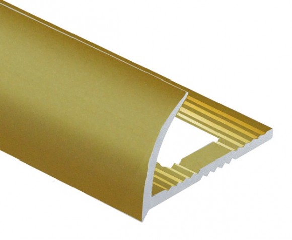 Профиль С-образный алюминий для плитки 10 мм PV08-12 eco песок матовый 2,7 м