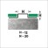 П-образный профиль из нержавеющей стали закладной 12х20 мм FUM 12х20 S сатинированная сталь 270 см