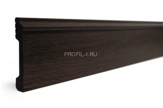 Напольный плинтус Decor-Dizayn 005-93SH полистирол под дерево 79х13х2400 мм