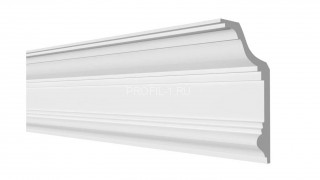 Потолочный плинтус Decor-Dizayn DD513 полистирол белый, под покраску 192х111х2000 мм