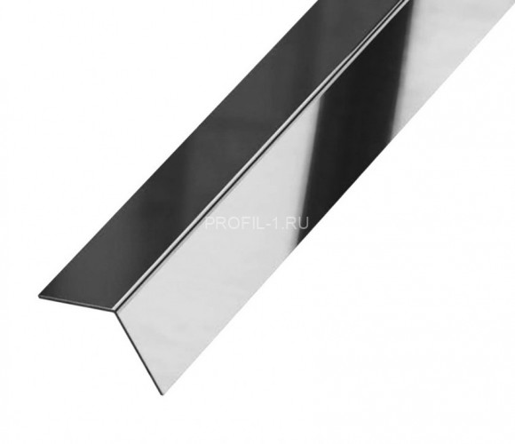 Декоративный уголок 15х15 мм из нержавеющей стали SS 304 FSAP002-15-P S.S.304 полированный 3 м