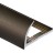 Профиль С-образный алюминий для плитки 10 мм PV08-06 eco бронза матовая 2,7 м