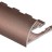 Профиль С-образный гибкий алюминий для плитки 8 мм PV10-14 eco розовый матовый 2,7 м