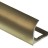 Профиль для плитки С-образный внешний алюминий 12 мм PV24-09 шампань блестящая 2,7 м