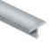 Профиль Т-образный 15 мм алюминий плоский PV35-03 серебро блестящее 2,7 м