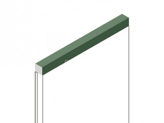 Декоративная рейка HiWood D12V1 GN81 из фитополимера под дерево 12мм х 12мм х 2.7м Декоративная рейка HiWood D12V1 GN81 из фитополимера под дерево 12мм х 12мм х 2.7м