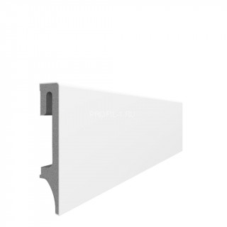 Напольный плинтус 80 мм VOX Espumo ESP-201 белый 2.4 м Напольный плинтус 80 мм VOX Espumo ESP-201 белый 2.4 м