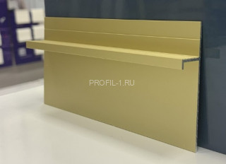 Теневой плинтус Евротрим 5955.00 золото анодированный 2 м