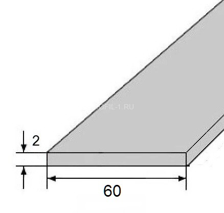Полоса алюминиевая 60х2 мм, 3 метра черный муар Полоса алюминиевая 60х2 мм, 3 метра черный муар