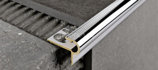 F-образный профиль латунный 10 мм Progress Profiles PSYOC 10 хром 2,7 м