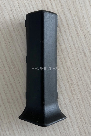 Уголок наружный для плинтуса Диал ПЛ-60ун черный