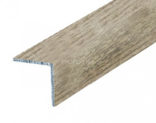 Алюминиевый уголок 40х40 мм равнополочный КД Дуб венеция 2,7 м (упаковка 10 штук)