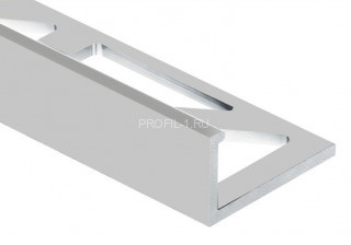 Профиль L-образный алюминий 8 мм PV01-02 серебро матовое 2,7 м