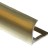 Профиль для плитки С-образный внешний алюминий 12 мм PV24-13 песок блестящий 2,7 м