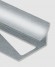 Уголок для плитки внутренний алюминий 10 мм PV28-03 серебро блестящее 2,7 м