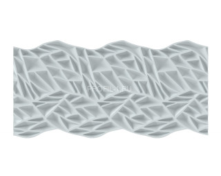 Декоративная стеновая 3D панель AQUA Dekohaus 3D RAMI белая полистирол 450х900х20 мм