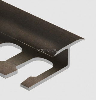 Профиль Т-образный гибкий 16 мм алюминий PV42-06 бронза матовая 2,7 м Профиль Т-образный гибкий 16 мм алюминий PV42-06 бронза матовая 2,7 м
