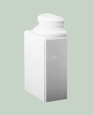 База полуколонны Orac Decor K1131 белая полиуретан 575х175х350 мм