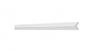 Декоративный уголок Decor-Dizayn 116S A полистирол белый, под покраску 22х22х2000