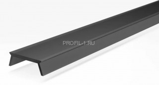 Рассеиватель для теневого профиля Laconistic Gips жесткий черный 300 см