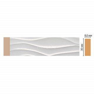 Молдинг DECOMASTER D044-114ДМ (30x8x2400) цвет Белый глянец Молдинг DECOMASTER D044-114ДМ (30x8x2400) цвет Белый глянец