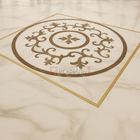 Латунный П-профиль ЛП-10х10х10 натуральный 2,7 м Латунный П-профиль ЛП-10х10х10 натуральный 2,7 м