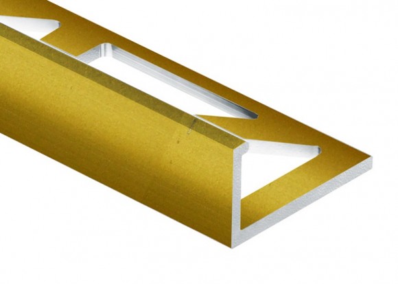Профиль L-образный алюминий 8 мм PV01-04 золото матовое 2,7 м
