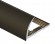 Профиль С-образный алюминий для плитки 10 мм PV08-10 eco коричневый матовый 2,7 м