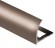 Профиль для плитки С-образный внешний алюминий 12 мм PV24-07 бронза блестящая 2,7 м