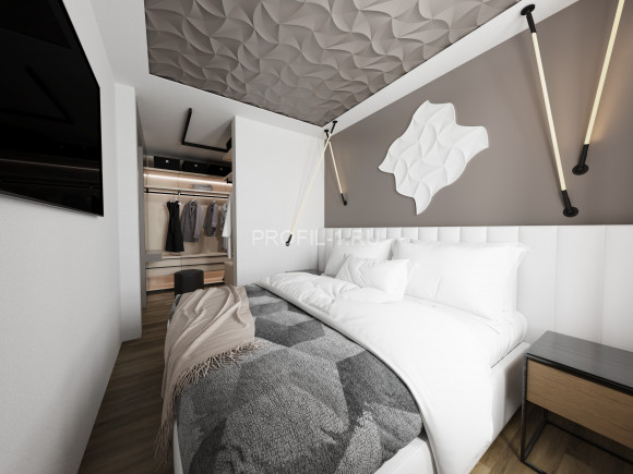 Декоративная стеновая 3D панель AQUA Dekohaus 3D KITE белая полистирол 450х900х25 мм