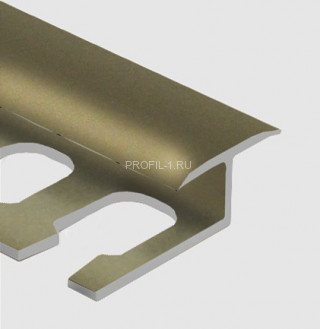 Профиль Т-образный гибкий 16 мм алюминий PV42-16 титан матовый 2,7 м Профиль Т-образный гибкий 16 мм алюминий PV42-16 титан матовый 2,7 м